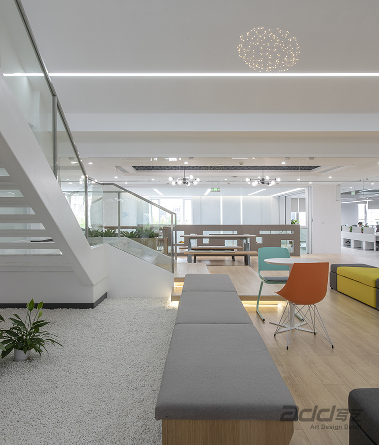 明源云辦公樓設計裝修 休閑茶水區(qū) -pc